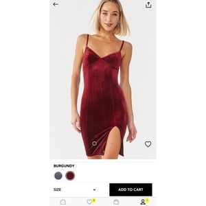 Forever 21 Velvet Cami Dress